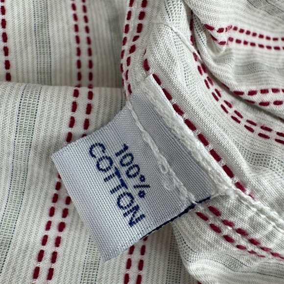 Oliver Spencer Mens Button Up Shirt Striped Short Sleeve‎ Size 16 - Picture 7 of 7